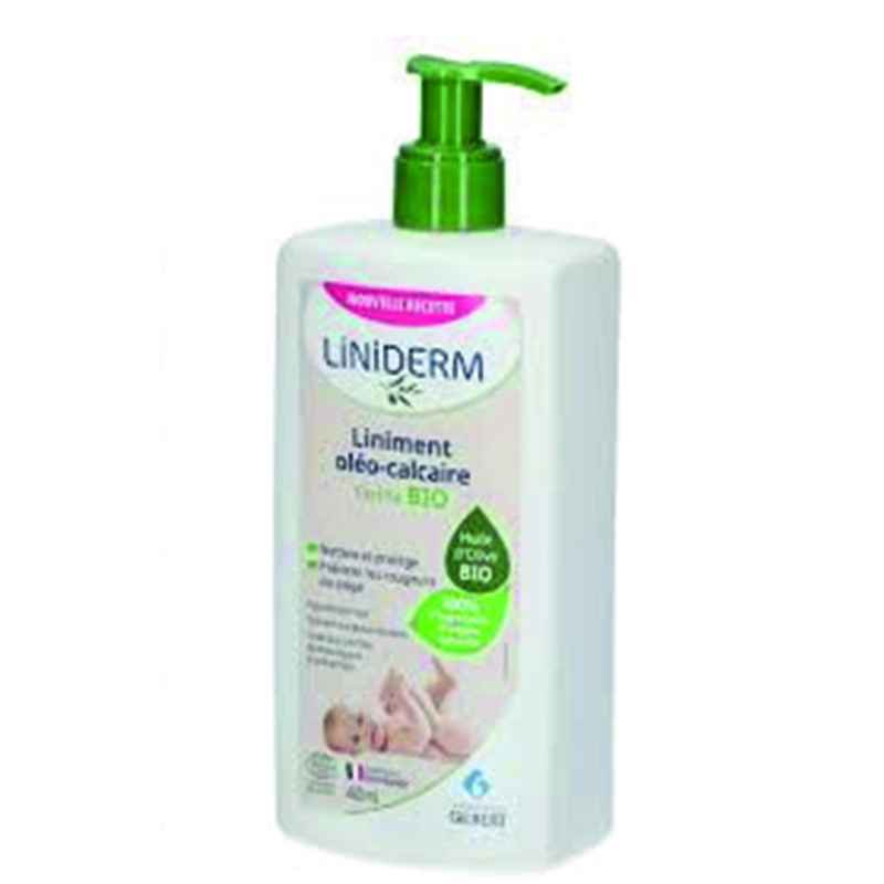 Linderm Liniment Oléo-Calcaire Bio 480ml